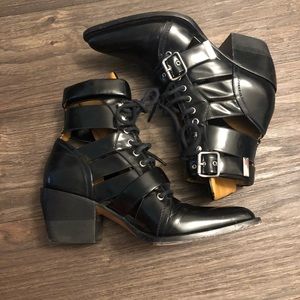 Chloe Rylee caged ankle boot gently used size 41.5